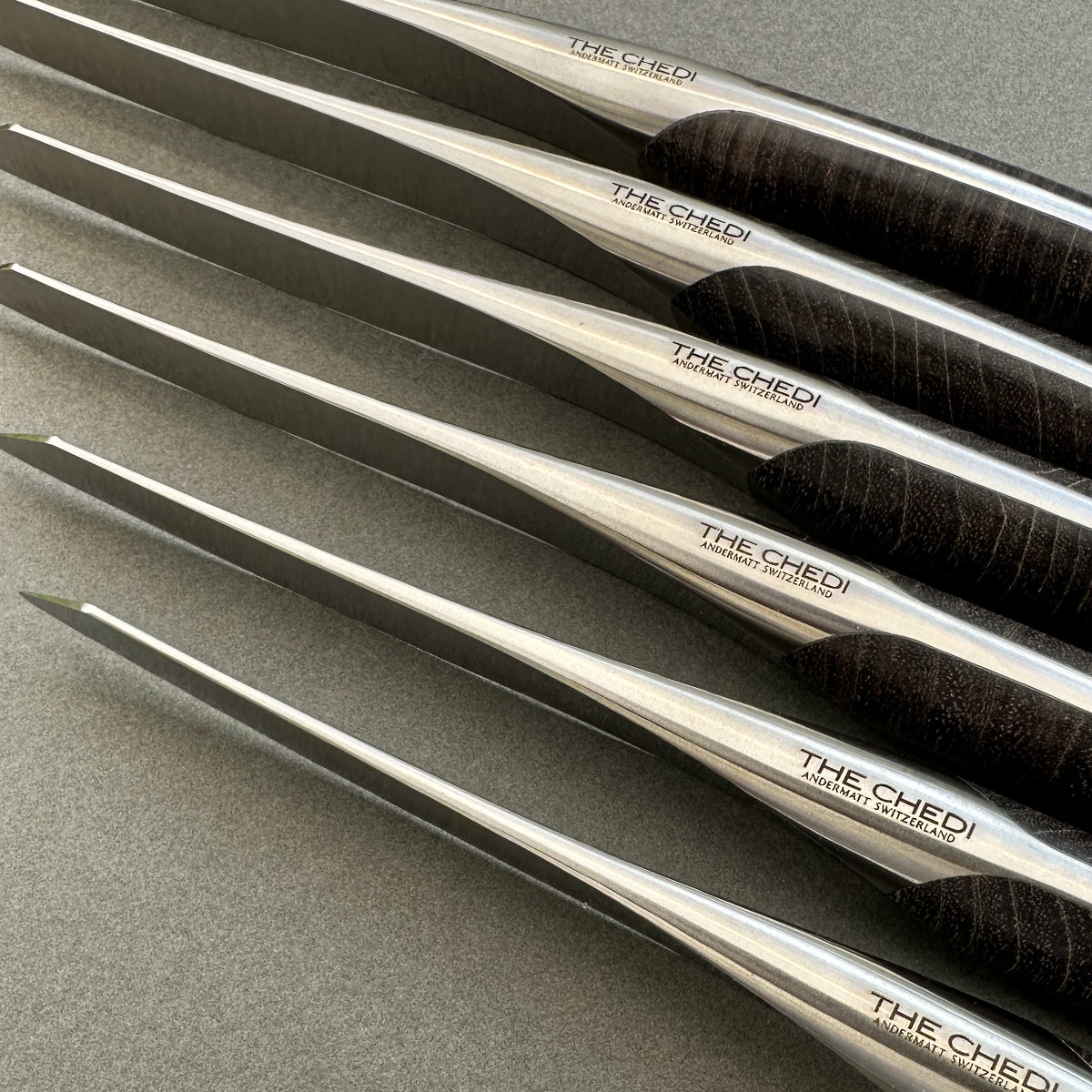 The Chedi / Andermatt / sknife / gravierte Messer / eingedeckt