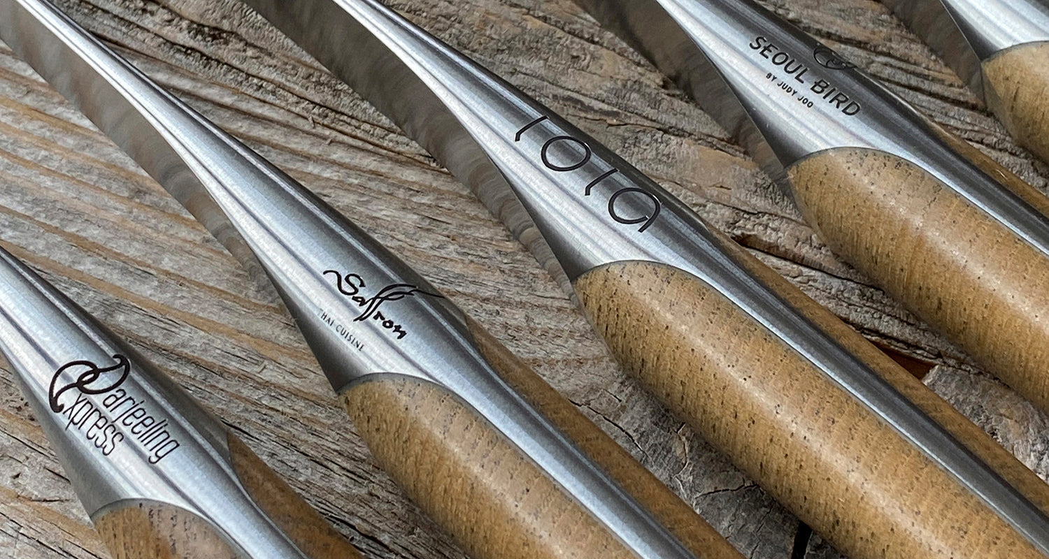 Gravuren / Personalisierung / sknife Messer / Top Chefs / weltbeste Restaurants