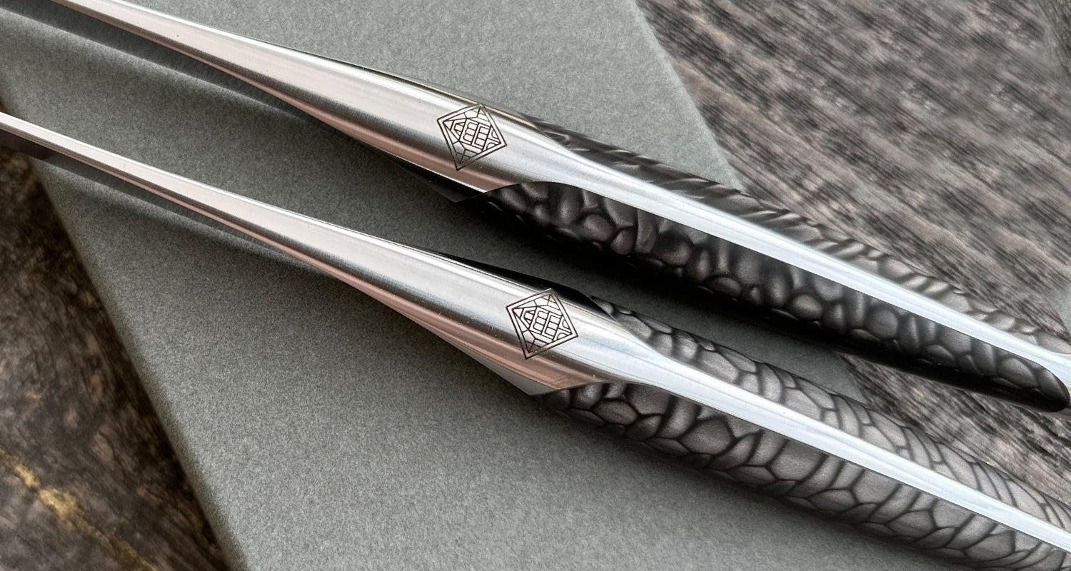 Villa René Lalique / Paul Stradner / sknife Messer Glasoptik / Spezialanfertigung