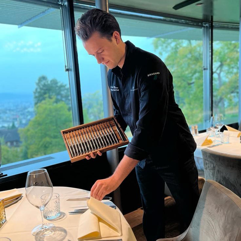 Restaurant Sonnenberg / FIFA Members Club / Zürich / Tristan Brandt / Niklas Oberhofer / sknife / Steakmesser